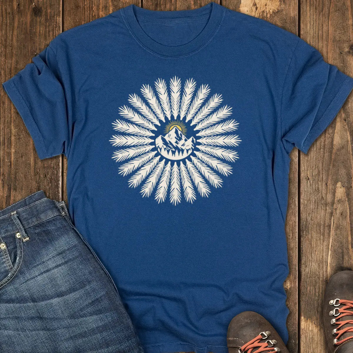 Pine Halo Tee - Navy