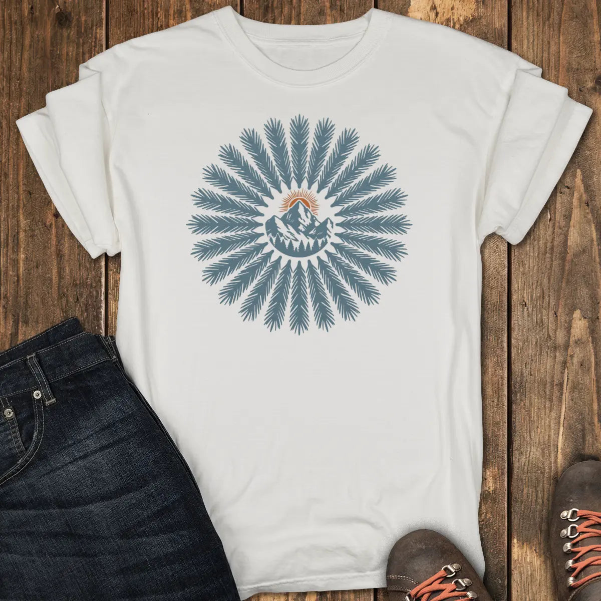 Pine Halo Tee - White