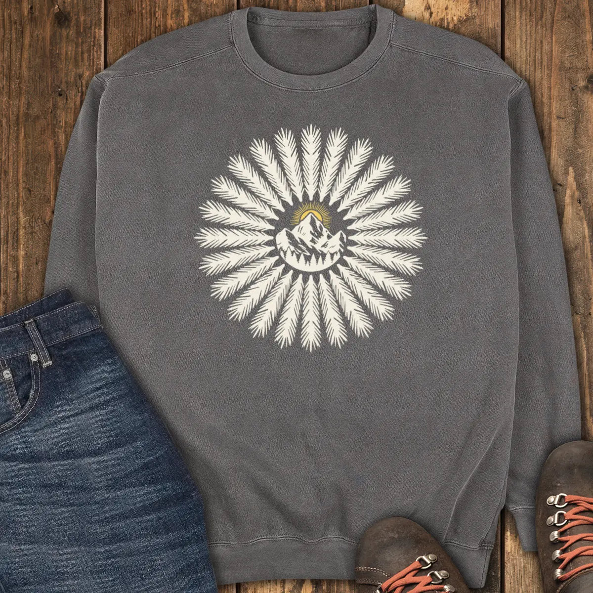 Pine Halo Sweatshirt - Pepper