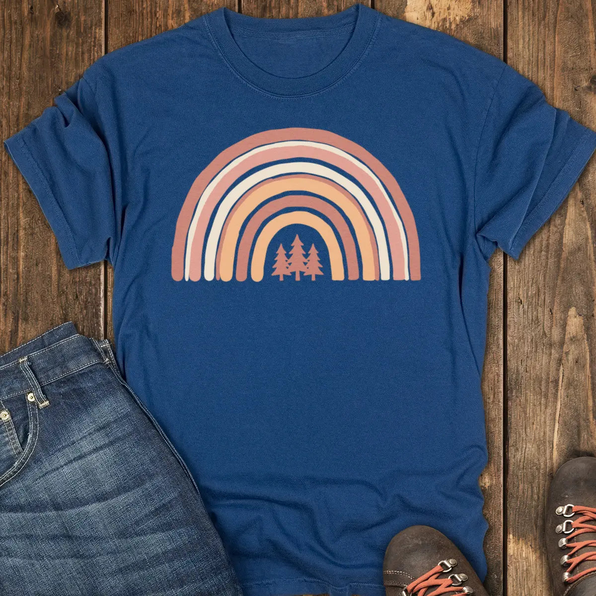 Pine Sky Tee - Navy