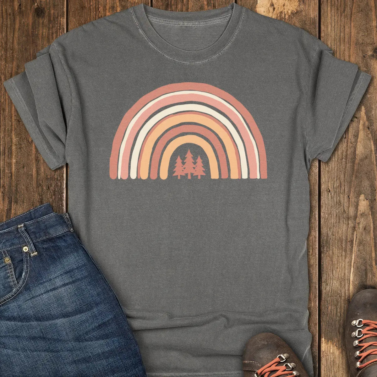 Pine Sky Tee - Pepper