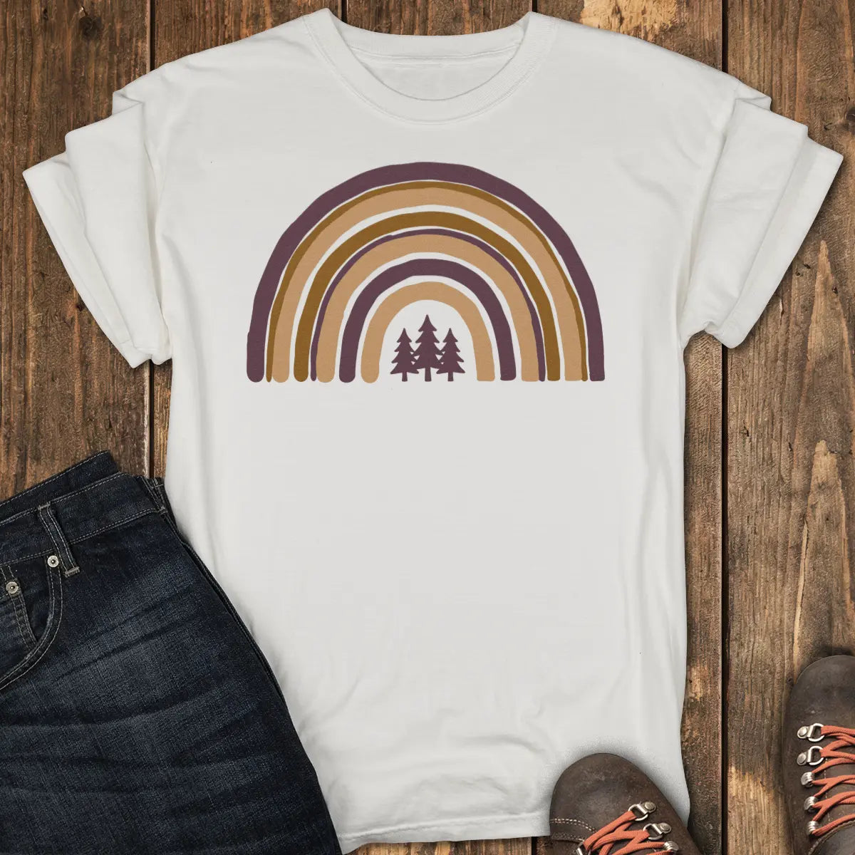 Pine Sky Tee - White