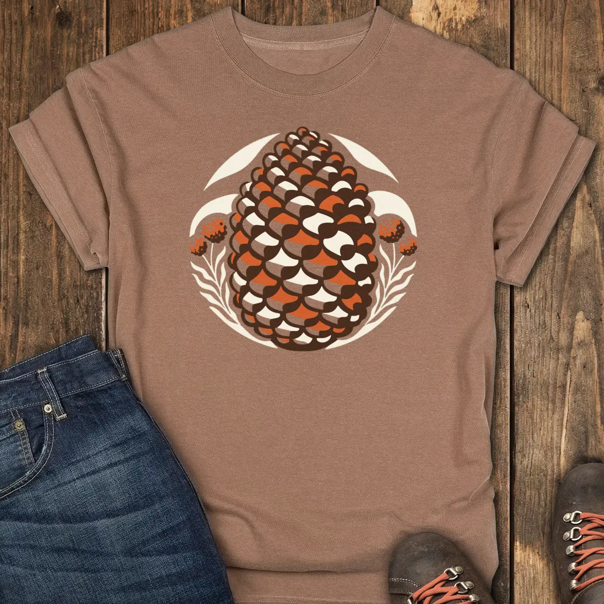 Pinecone Tee - Espresso