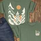 Pinewave Tee - Moss