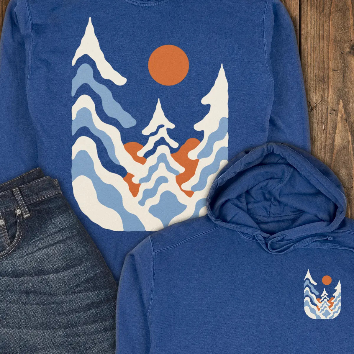 Pinewave Hoodie - True Navy