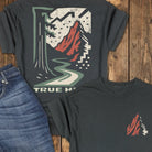 Pixel Peak Tee - Black