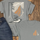 Pixel Peak Tee - Grey