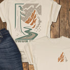 Pixel Peak Tee - Ivory