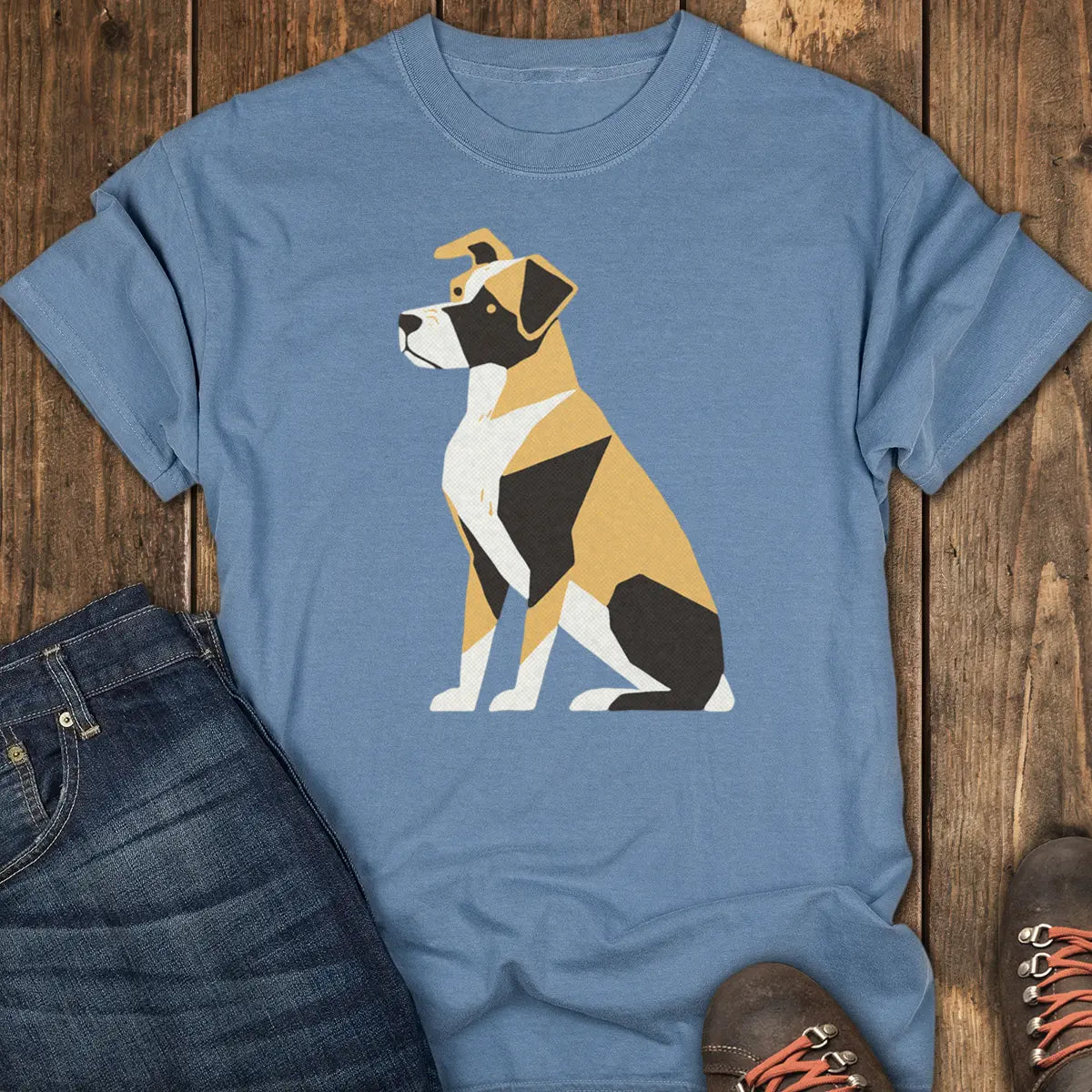 Pooch Tee - Blue Jean