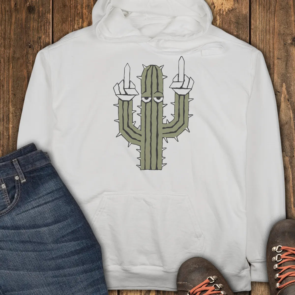 Prickly Hoodie - White