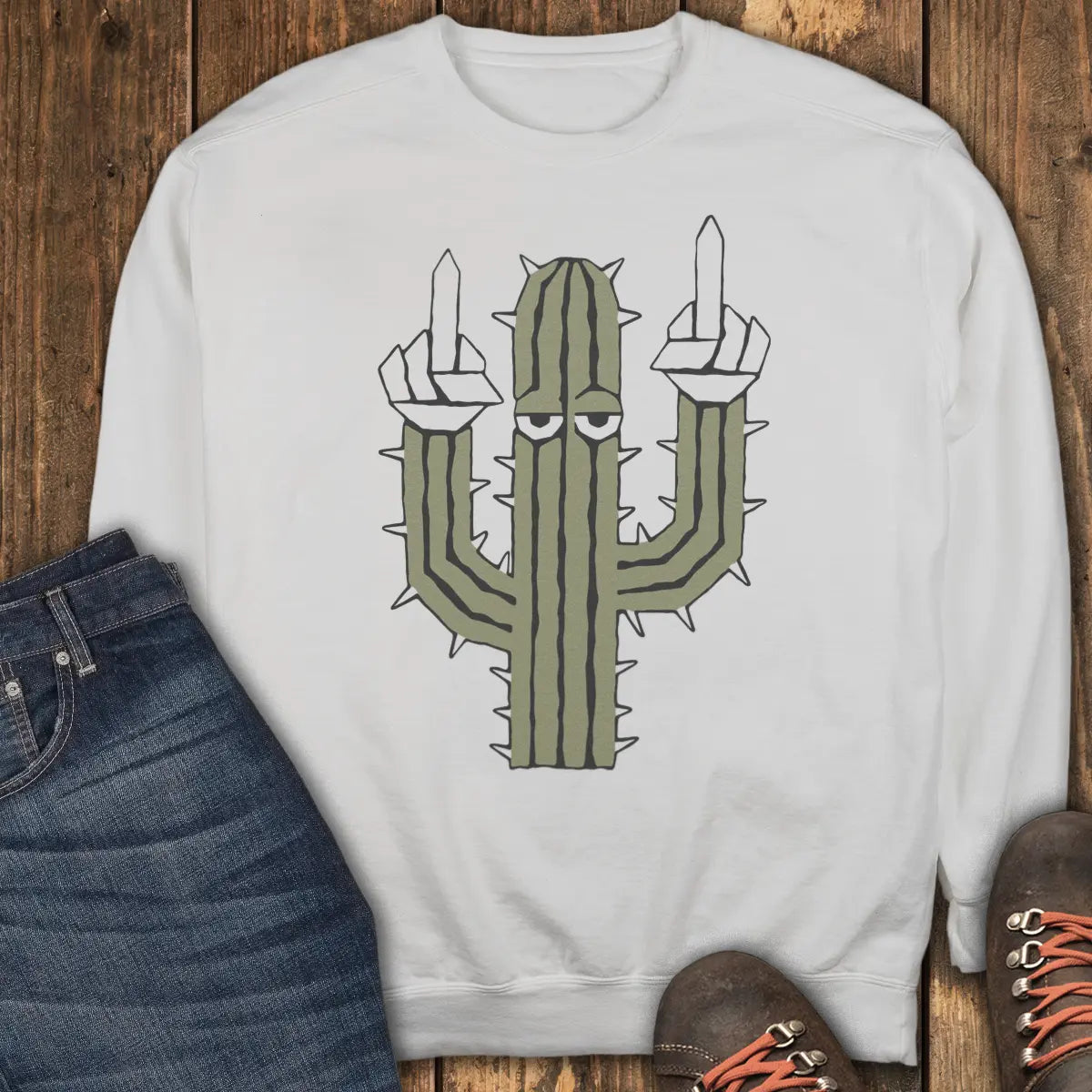 Prickly Sweatshirt - White