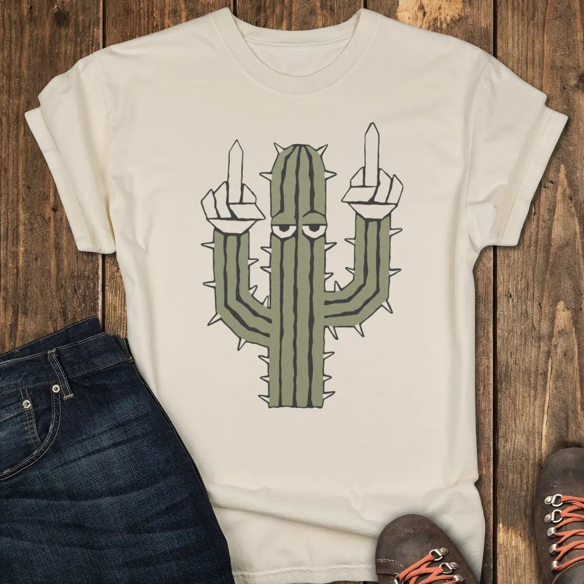Prickly Tee - Ivory