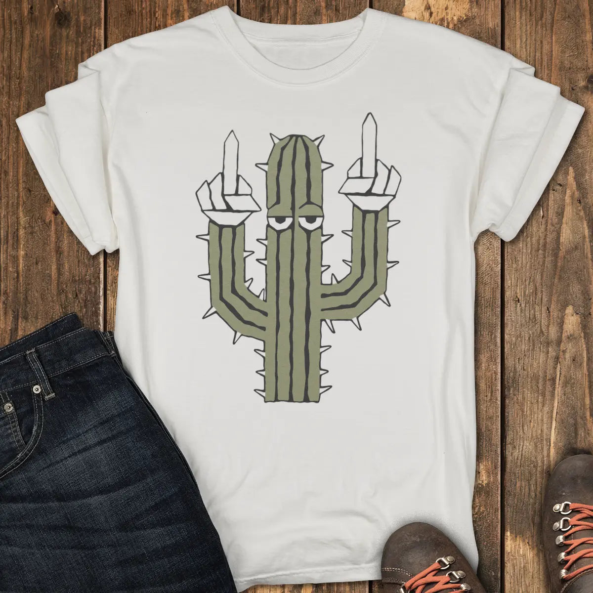 Prickly Tee - White