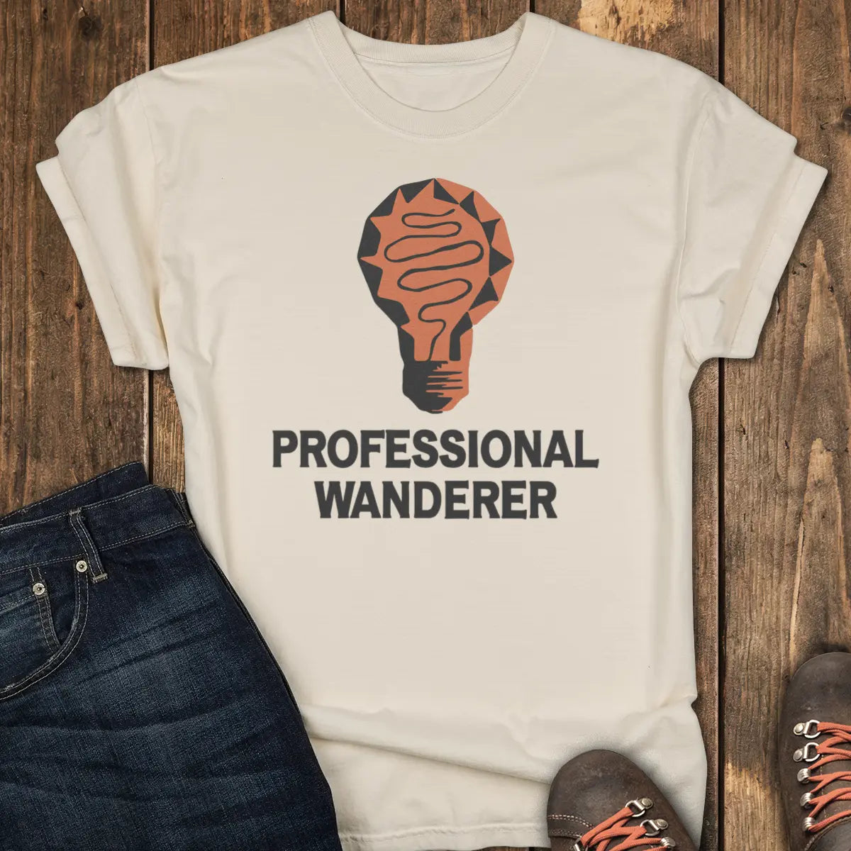 Professional Wanderer Tee - Ivory