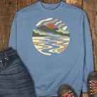 Quiet Lake Sweatshirt - Blue Jean