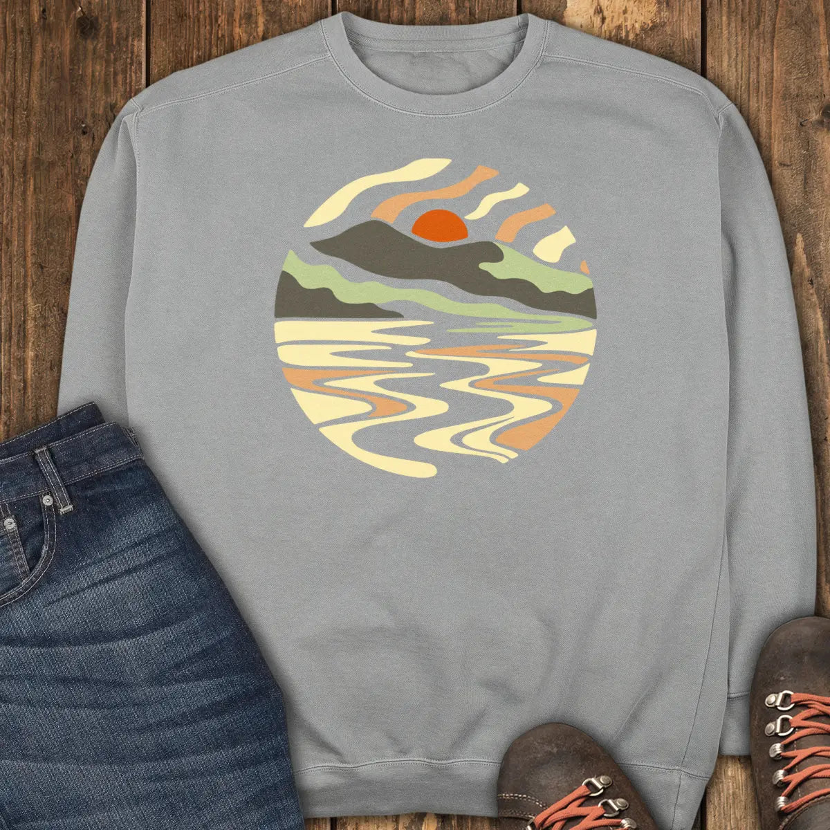 Quiet Lake Sweatshirt - Grey