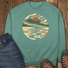 Quiet Lake Sweatshirt - Light Green