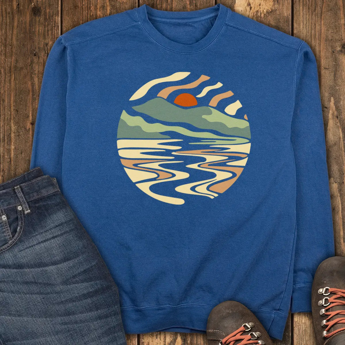 Quiet Lake Sweatshirt - True Navy