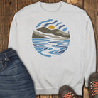 Quiet Lake Sweatshirt - White