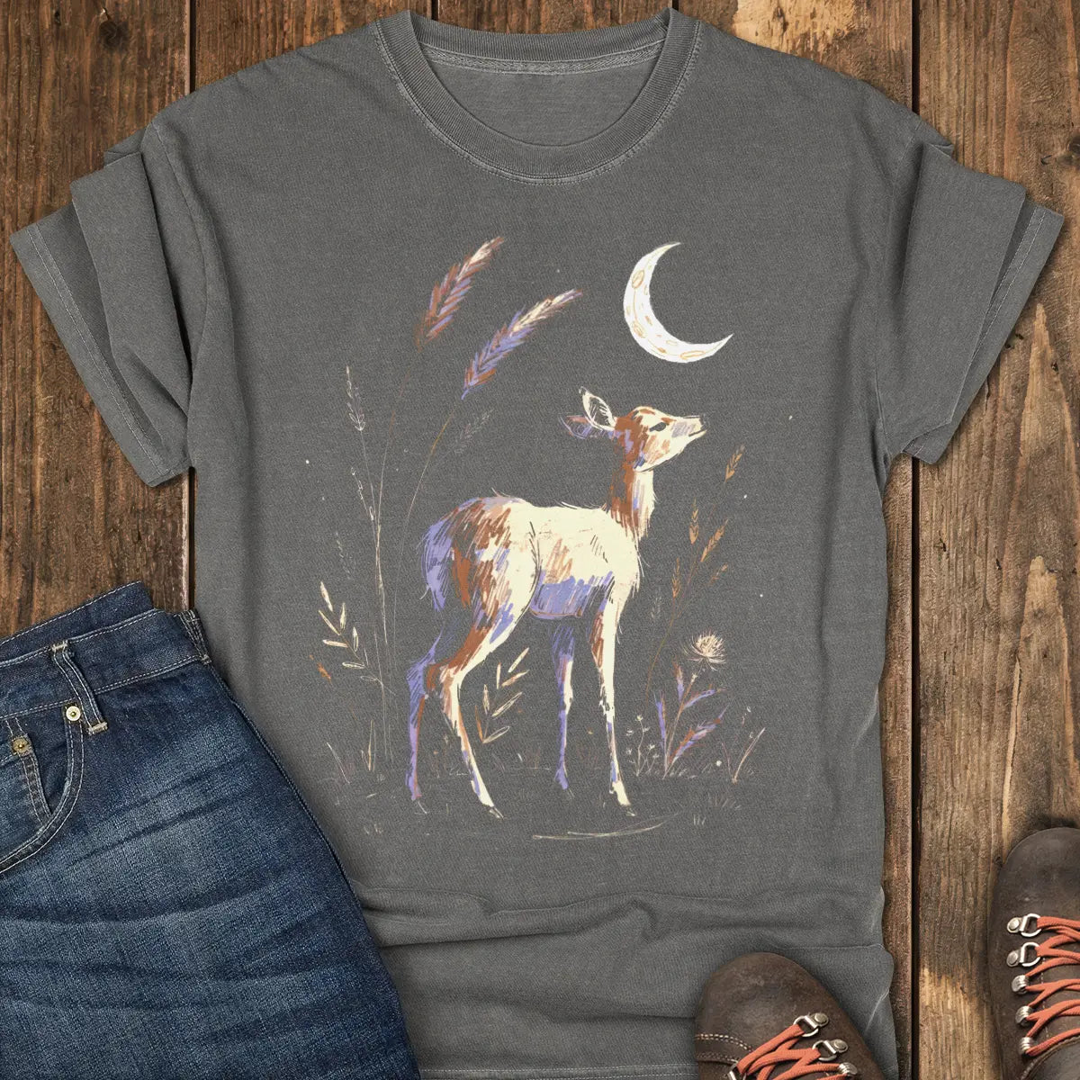 Quiet Moon Tee - Pepper