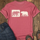 Raw Nature Tee - Crimson