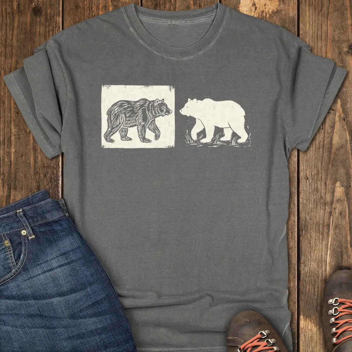 Raw Nature Tee - Pepper