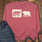 Raw Nature Sweatshirt - Crimson