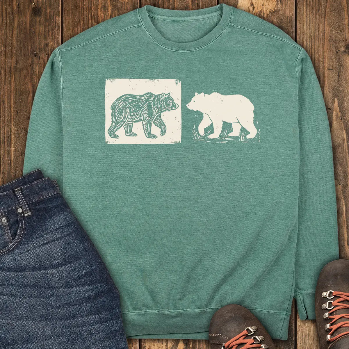 Raw Nature Sweatshirt - Light Green