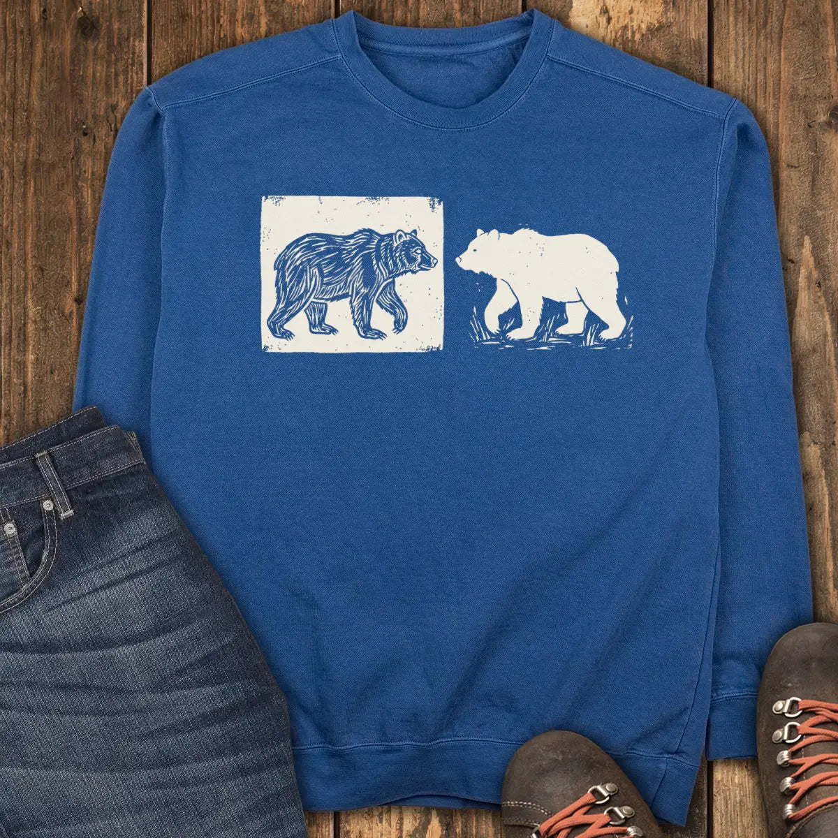 Raw Nature Sweatshirt - True Navy