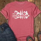 Reflection Tee - Crimson