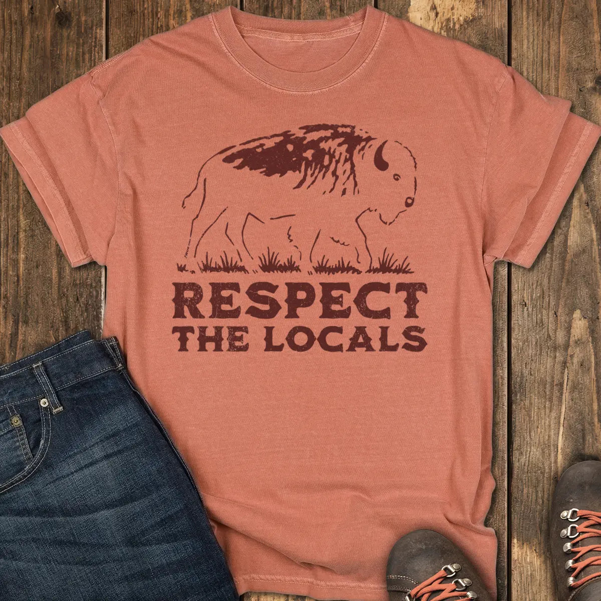 Respect the Locals Tee - Yam
