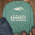 Respect the Locals Sweatshirt - Light Green