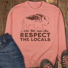 Respect the Locals Sweatshirt - Terracotta