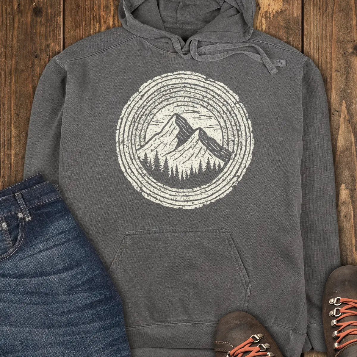 Rings of Time Hoodie - Pepper