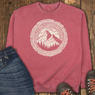 Rings of Time Sweatshirt - Crimson