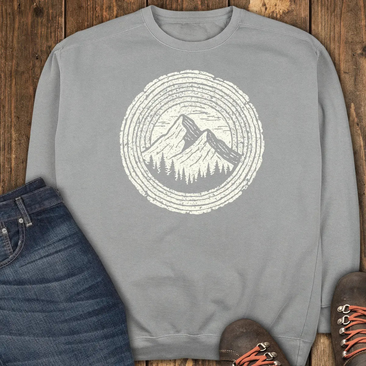 Rings of Time Sweatshirt - Grey