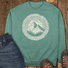 Rings of Time Sweatshirt - Light Green