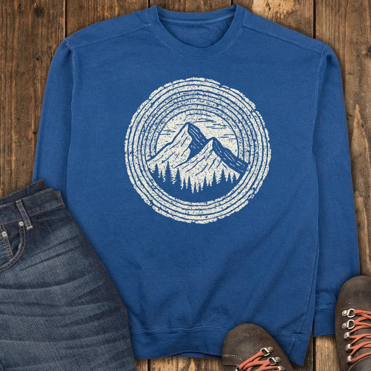 Rings of Time Sweatshirt - True Navy