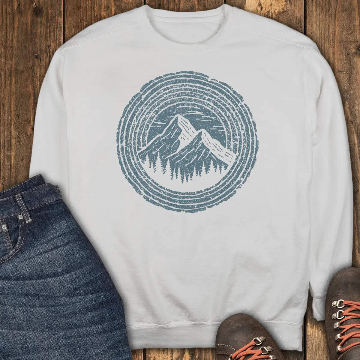 Rings of Time Sweatshirt - White