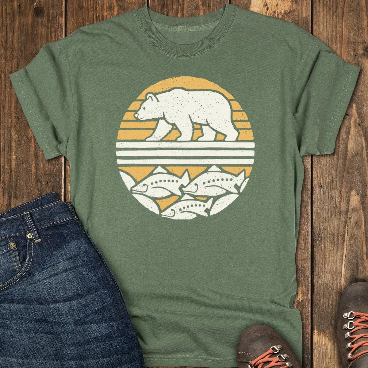 Riverbound Tee - Moss