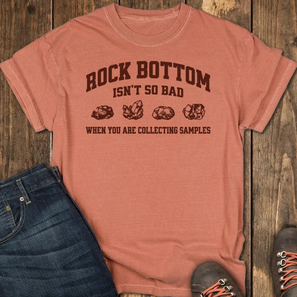 Rock Bottom Tee - Yam