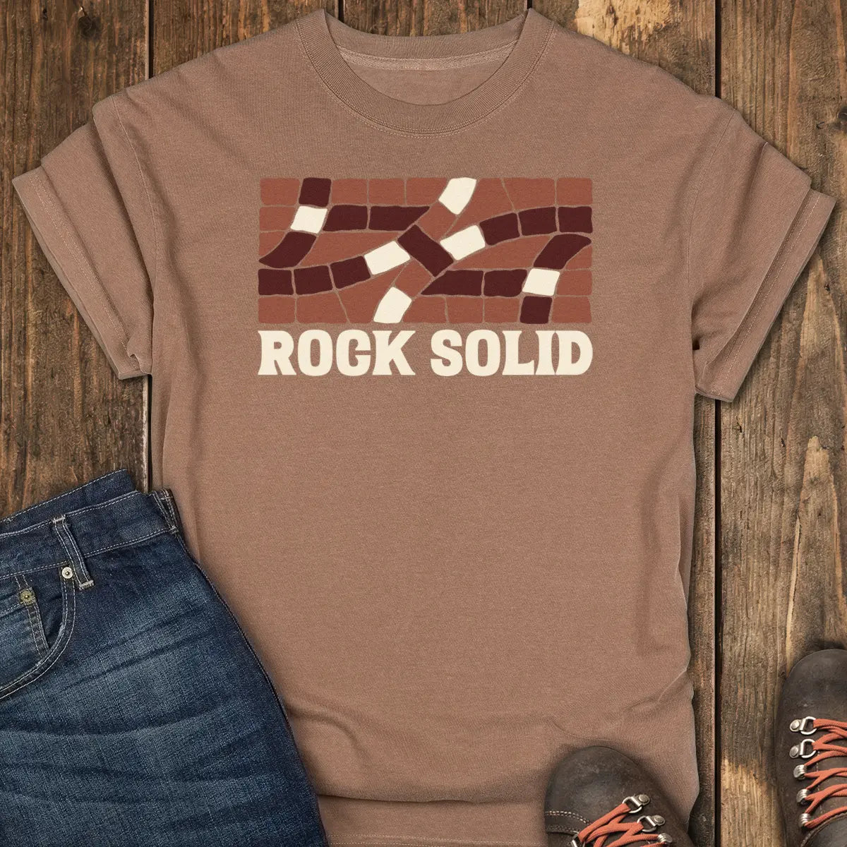 Rock Solid Tee - Espresso