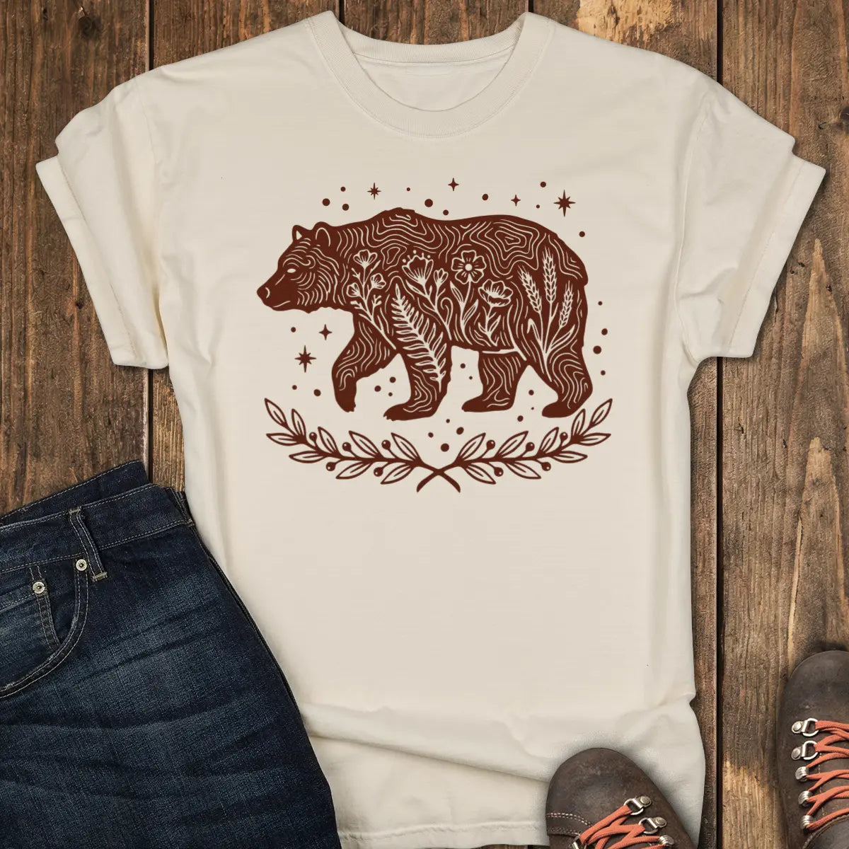 Rooted in the Wild Tee - Ivory