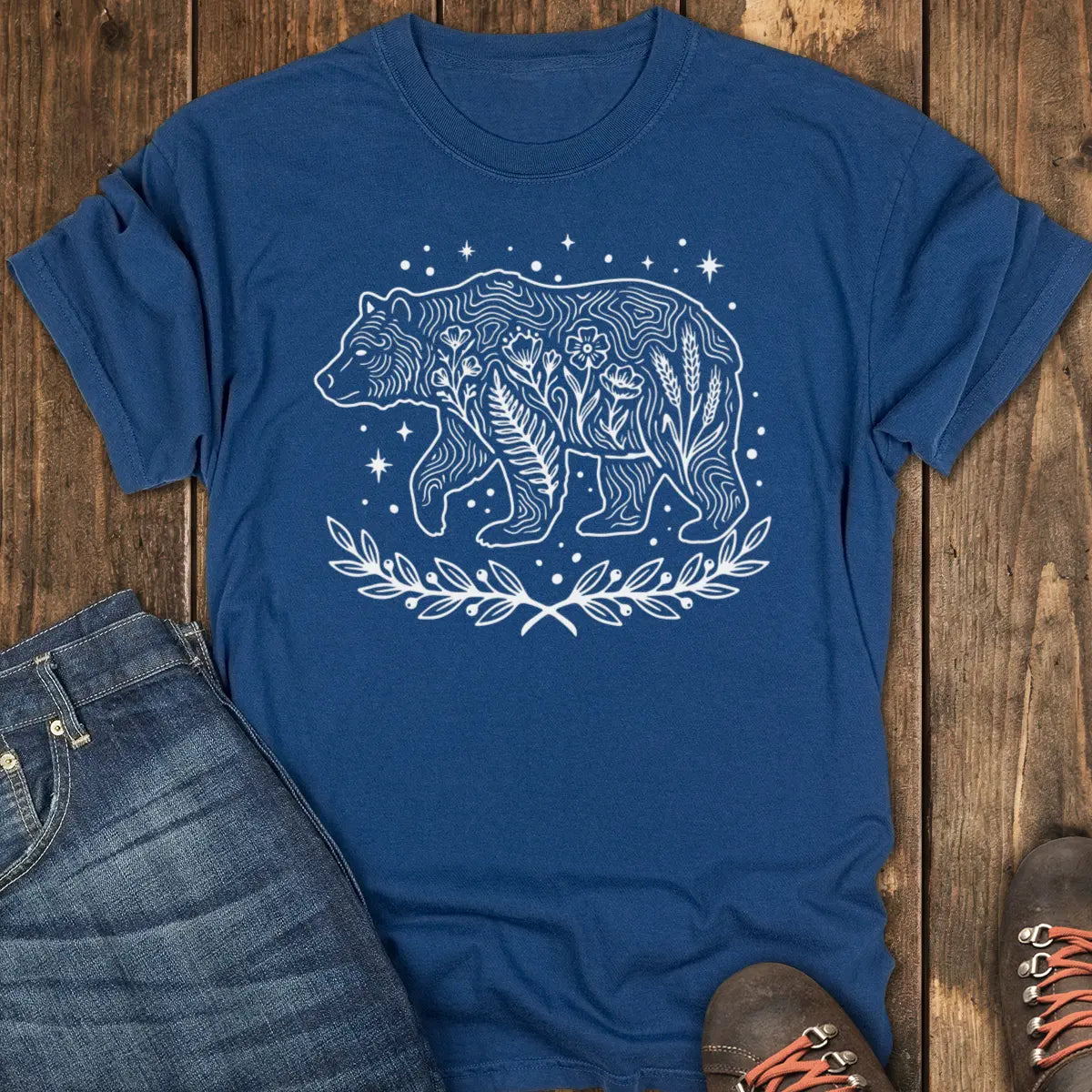 Rooted in the Wild Tee - Navy