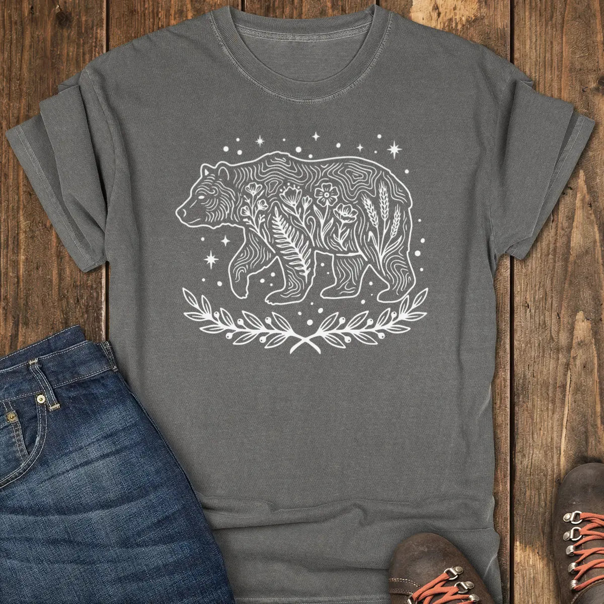 Rooted in the Wild Tee - Pepper
