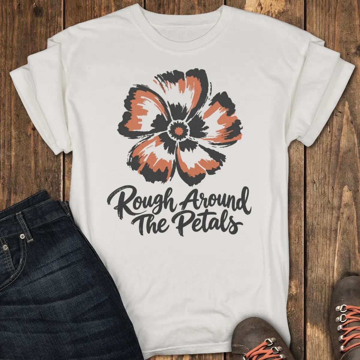 Rough Edges Tee - White