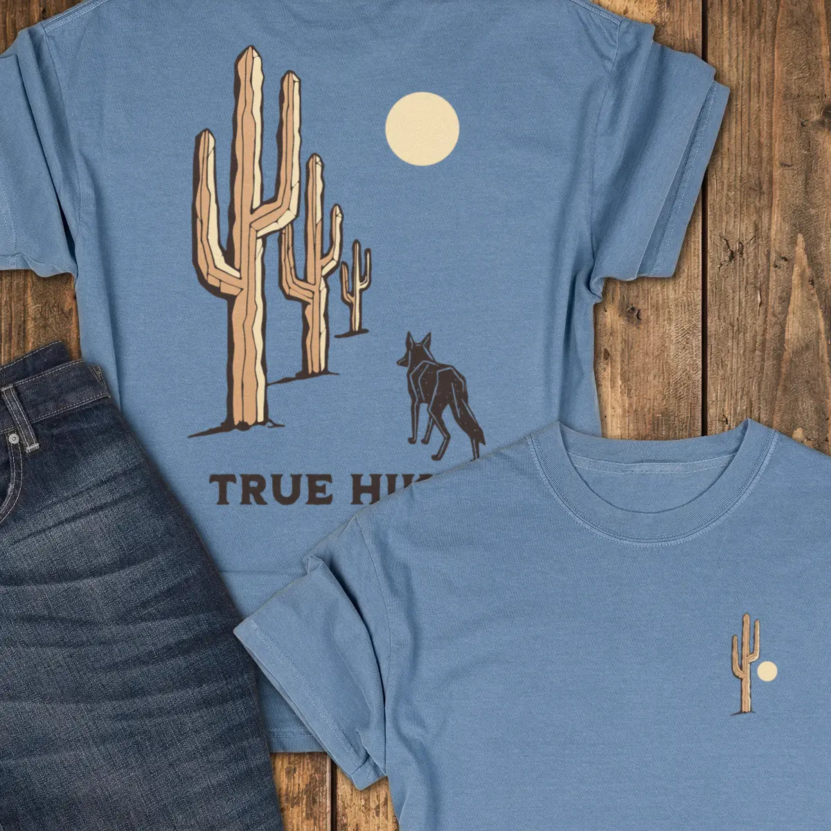 Saguaro Country Tee - Blue Jean