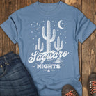 Saguaro Nights Tee - Blue Jean