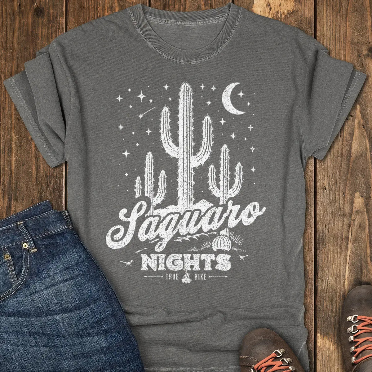 Saguaro Nights Tee - Pepper