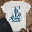 Saguaro Nights Tee - White